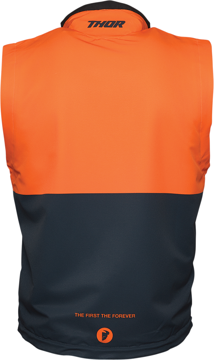 Thor Vest S21 MX Warmup M Midnight Orange Medium