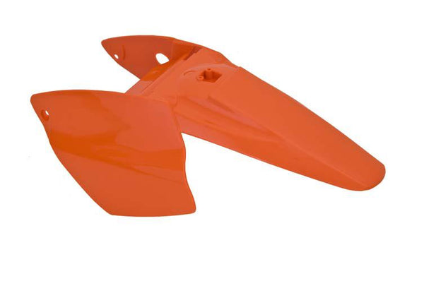 Rtech Rear Fender with sidepanels KTM 65SX 02-08 Orange