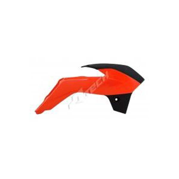 Rtech Radiator Shrouds KTM 85SX 13-17 Orange Black