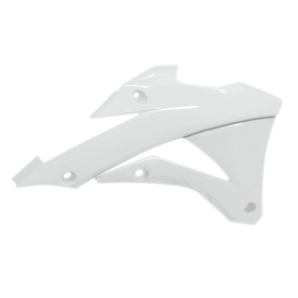 Rtech Radiator Shrouds Kx85 14-21 Kx100 White