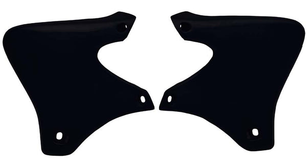 Rtech Radiator Shrouds Yamaha YZ400F YZ426F WR400F WR426F 00-02 Black