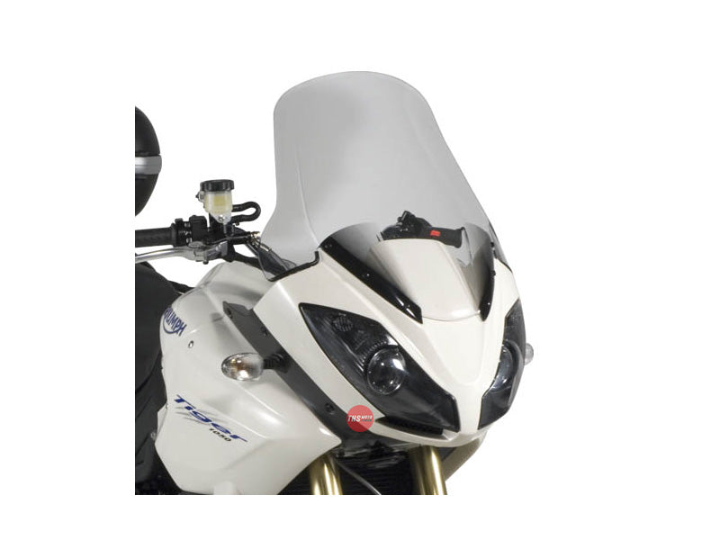 Givi Screen Triumph Tiger 1050 '07-'15 Clear 12.5cm Taller D225ST