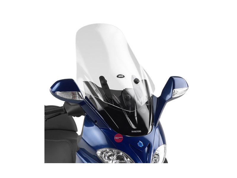 Givi Screen Piaggio X9 200-500 Evolution '03-' 08. 16cm Taller D229ST