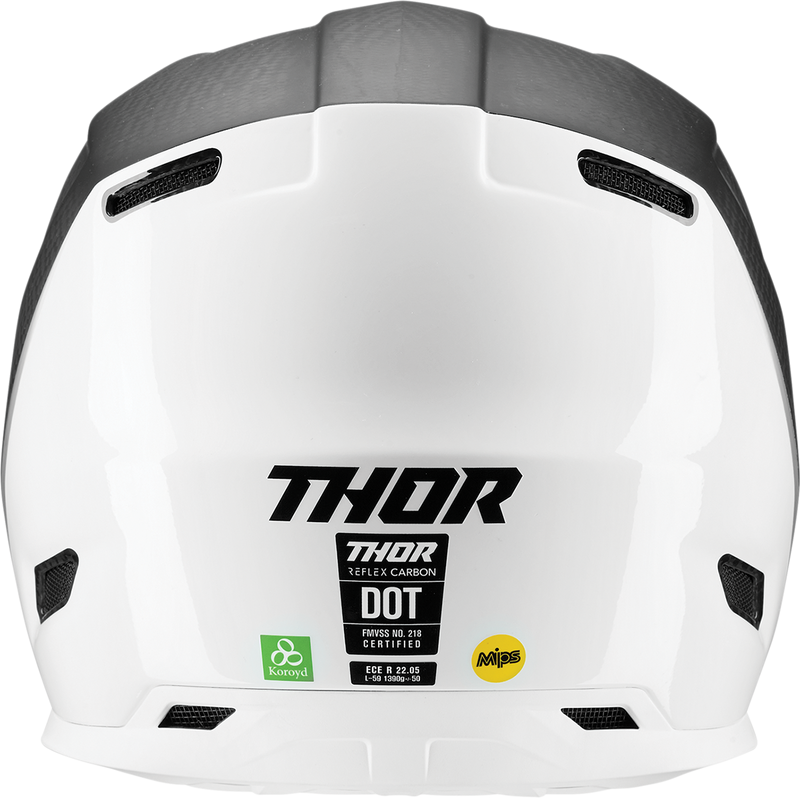 Thor Helmet MX Reflex Carbon S21 Polar White Size Large 59 60cm