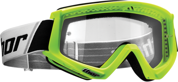 Thor Goggle MX Combat Flo Green Black