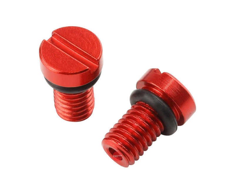 Zeta Ff Airvalvecap Screw Kyb showa Red 2PCS ZE5611002