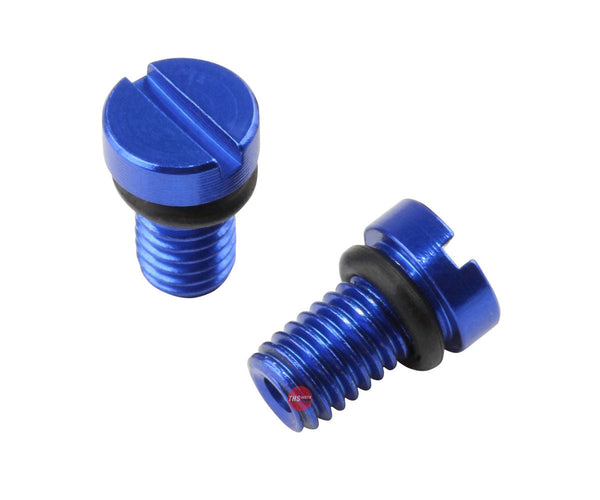 Zeta Ff Airvalvecap Screw Kyb showa Blue 2PCS ZE5611006