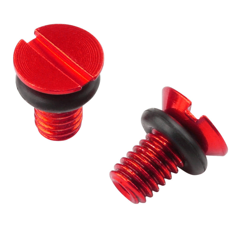 ZETA Zeta Ff Airvalvecap Screw Wp Red 2PCS