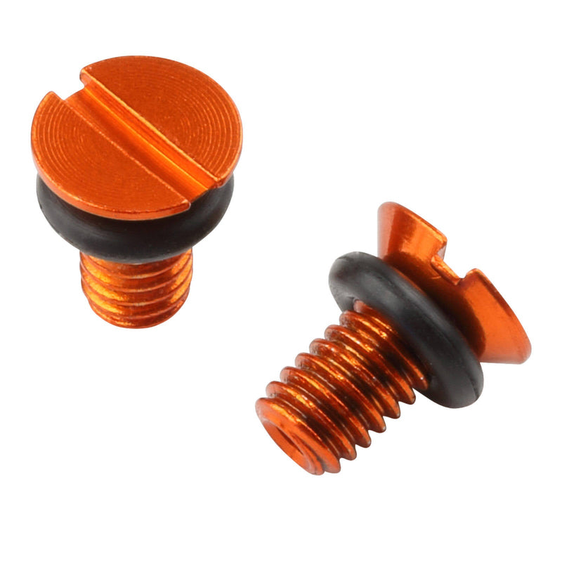 ZETA Zeta Ff Airvalvecap Screw Wp Orange 2PCS