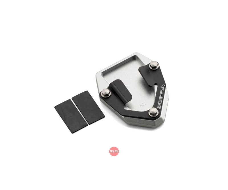 Zeta Side Stand Extender Blk slv CRF1000L ADV '16- ZE566080