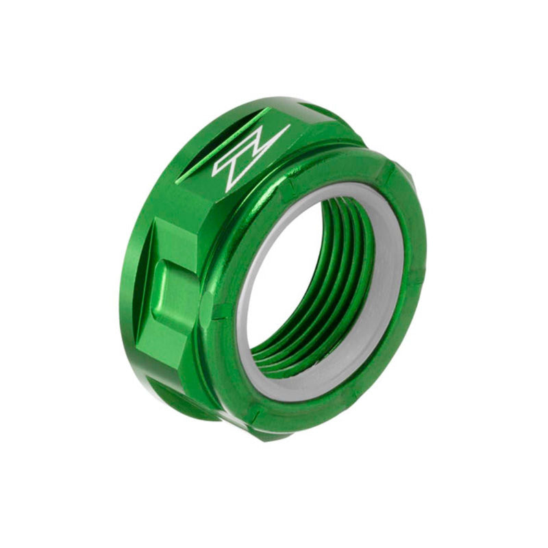 Zeta Axle Nut M22X32-P1.5 H12L Green ZE938055