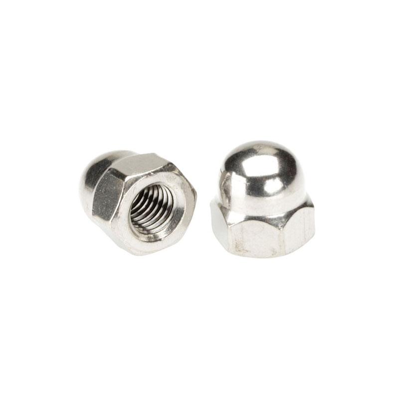 Whites Dome Nut 10mm 14mm Af PKT=50 (thread Pitch 10 X 1.25)