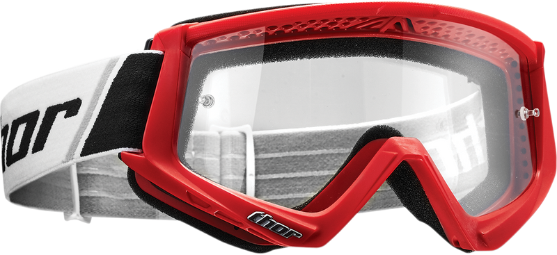 Thor Goggle Combat Red Black