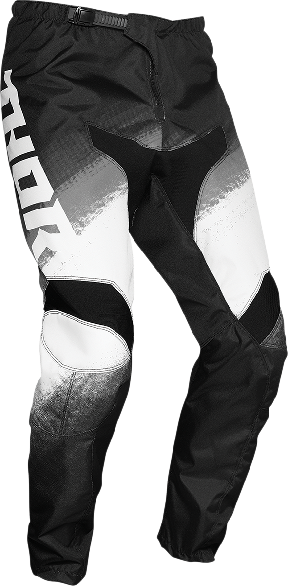 Thor Pant MX Sector Vapor 46 S21 Black White inch   46" Waist