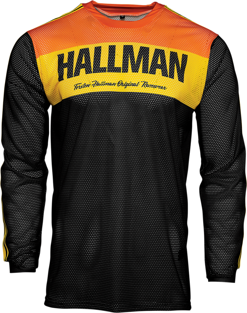 Thor Jersey Hallman Taped Air Black M Vented Medium