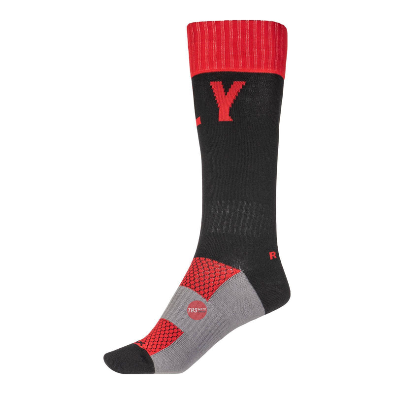 Fly Racing 2022 Mx Pro Sock Thin Red Black Large XL