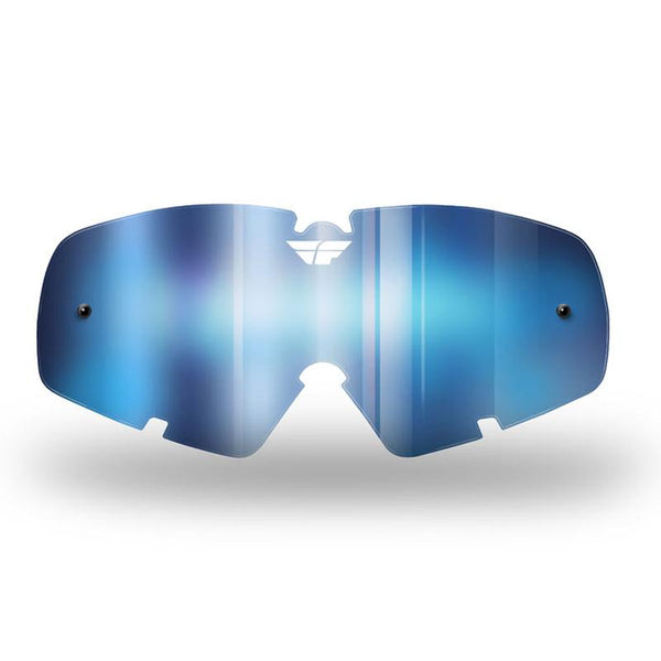 FLY ZONE/FOCUS GOGGLE LENS (2012-2018) YTH BLU MIRROR/ SMO