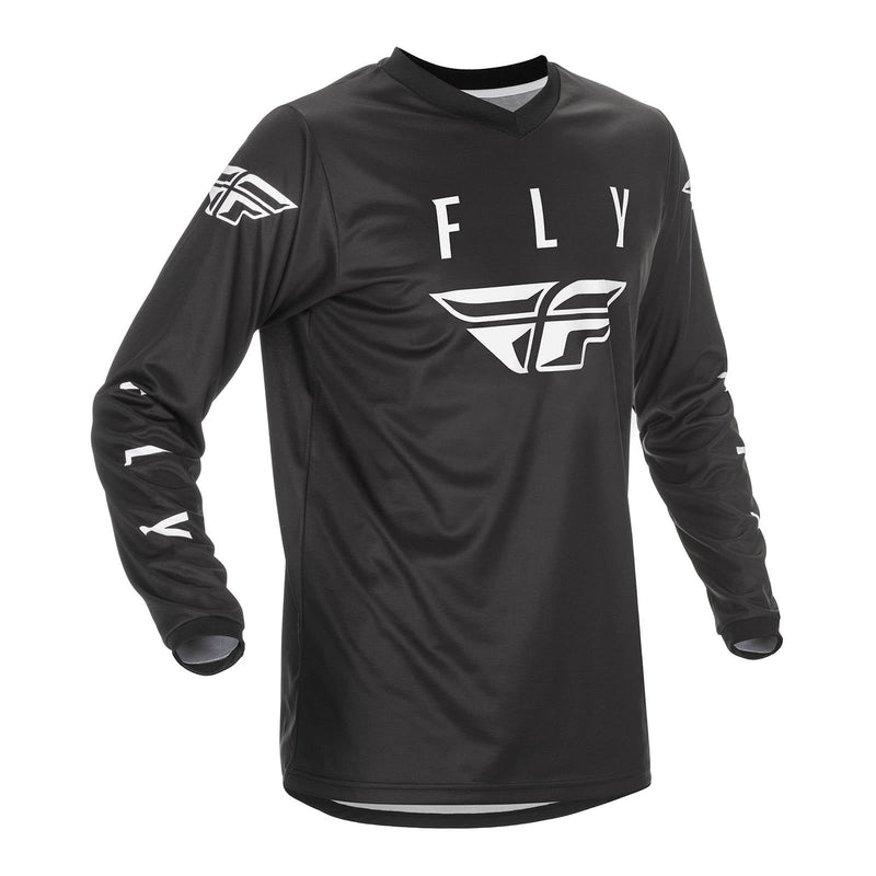 Fly Racing Universal Jersey Black / White 3XL