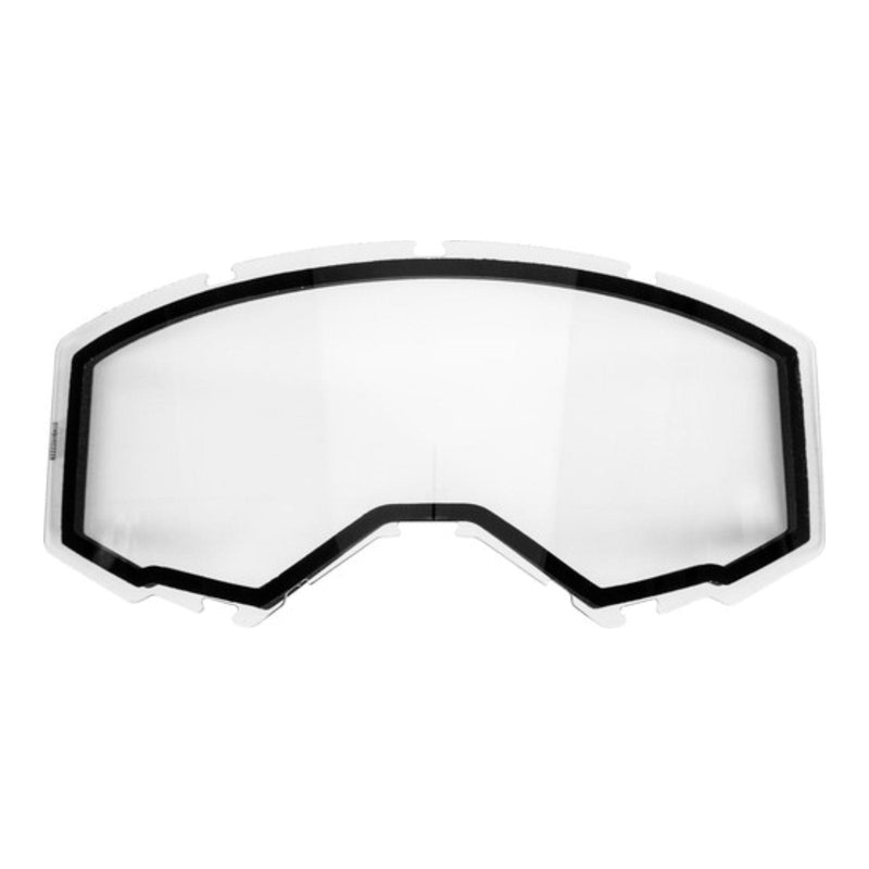 Fly Racing '19- Dual Lens W o Vents Adult Clear