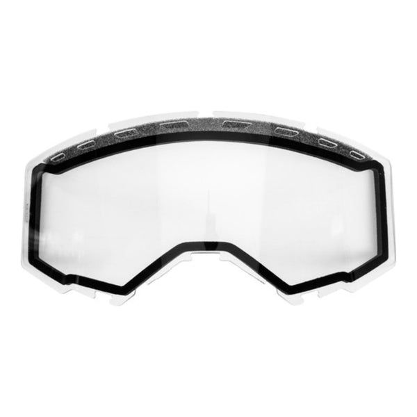 Fly Racing '19- Dual Lens W vents And Post Clear