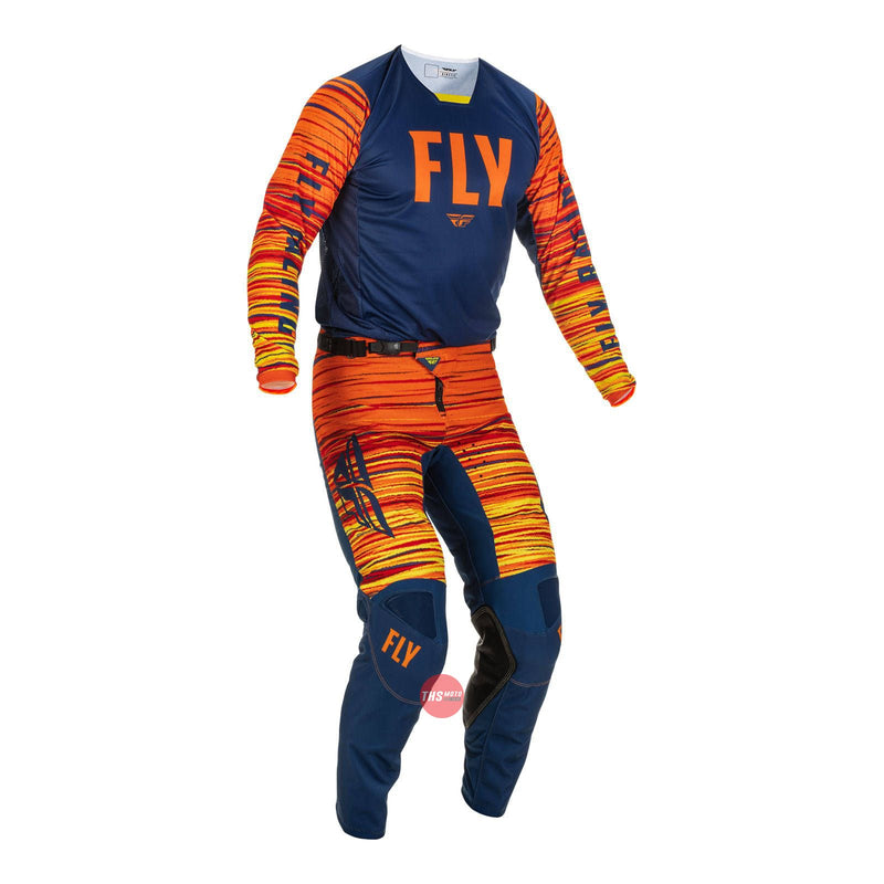 Fly Racing 2022 Kinetic Wave Pant Navy Orange Waist Size 28 Inches