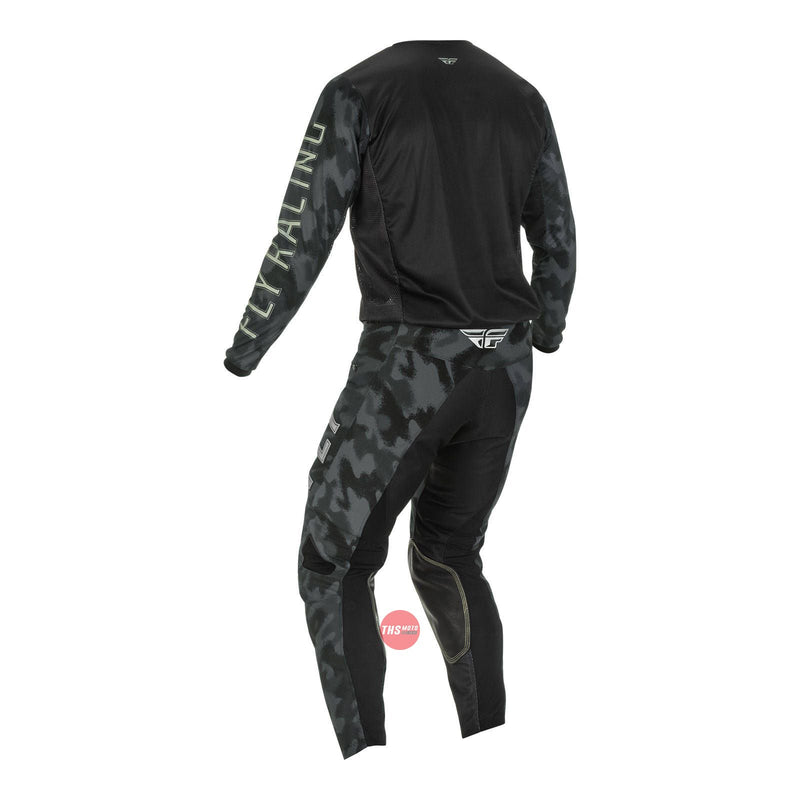 Fly Racing 2022 Kinetic S.e. Tactic Pant Black Grey Camo Waist Size 30 Inches