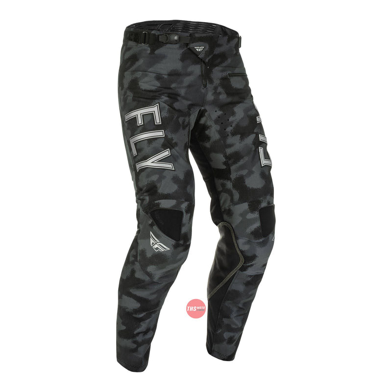 Fly Racing 2022 Kinetic S.e. Tactic Pant Black Grey Camo Waist Size 32 Inches