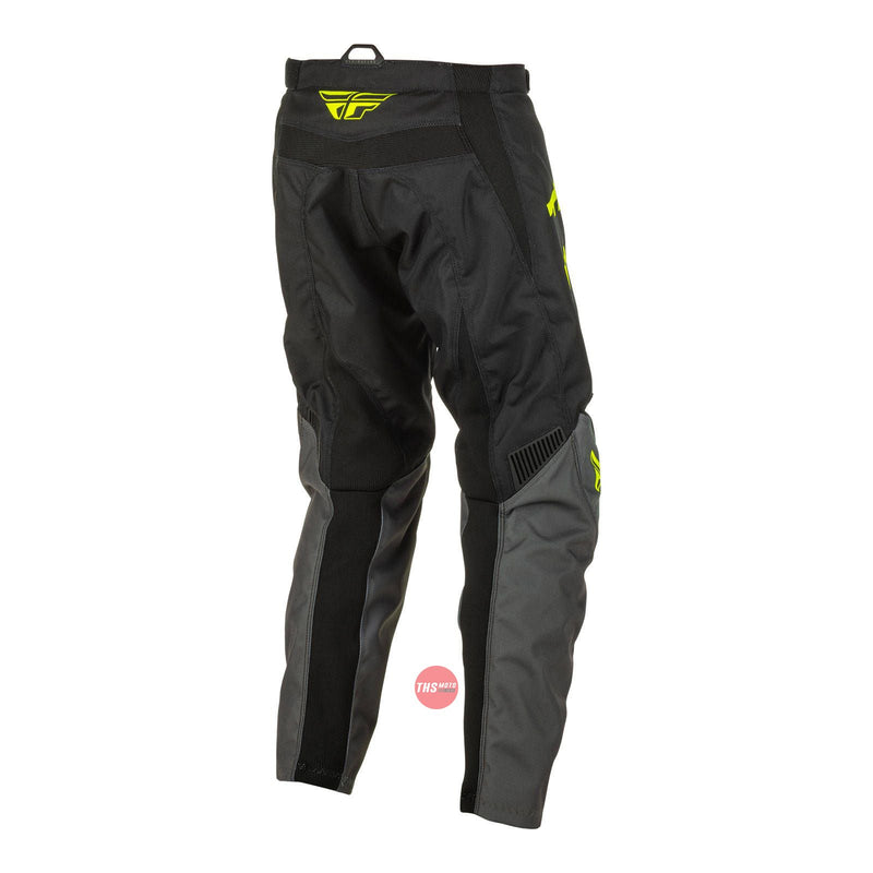 Fly Racing 2022 F-16 Youth Pant Grey Black hi-vis Waist Size 23 Inches