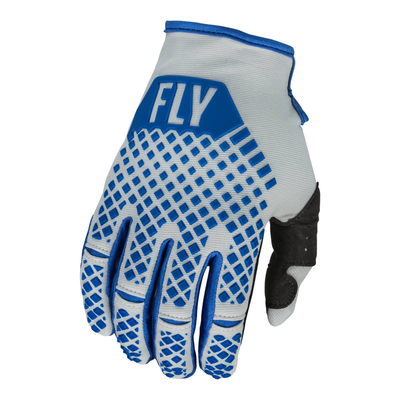 Fly Racing 2023 Kinetic Gloves Blue light Grey Small