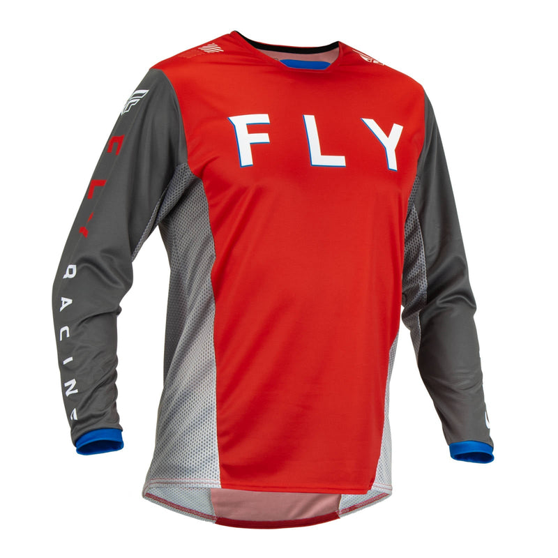 Fly Racing 2023 Kinetic Kore Jersey Red  Grey XL