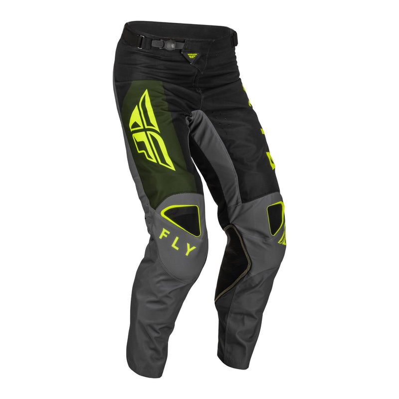 Fly Racing 2023 Kinetic Jet Pants Black olive Green hi-vis Size 28