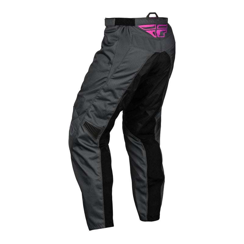 Fly Racing 2024 Youth F-16 Pants - Grey / Charcoal / Pink Size 26