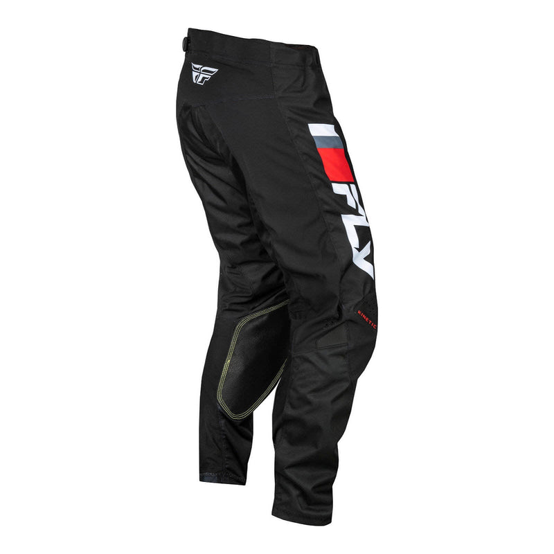 Fly Racing 2024 Youth Kinetic Prix Pants - Red / White / Grey Size 24