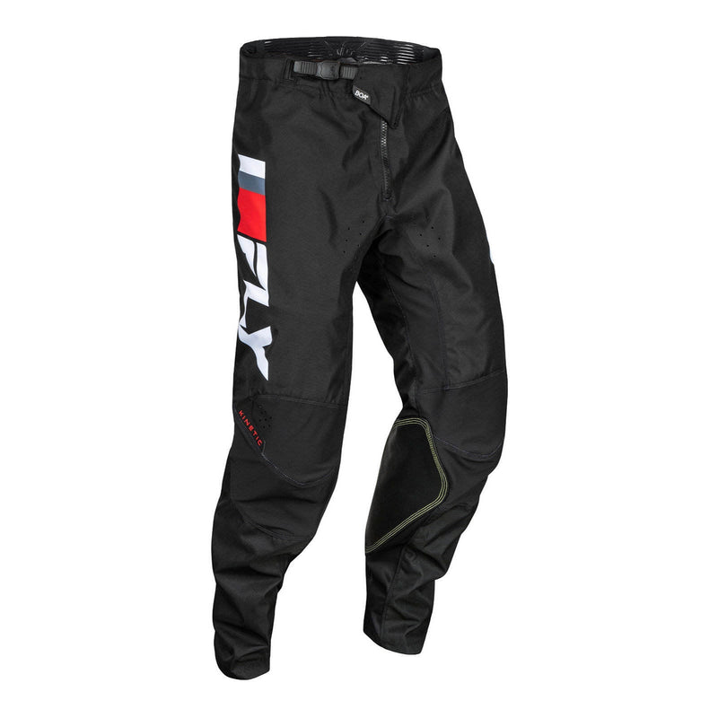 Fly Racing 2024 Youth Kinetic Prix Pants - Red / White / Grey Size 20