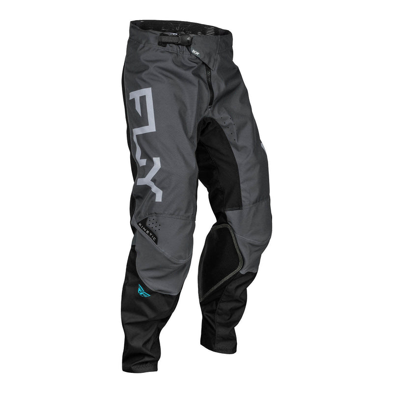 Fly Racing 2024 Kinetic Pants - Charcoal / Black / Blue Iridium Size 36