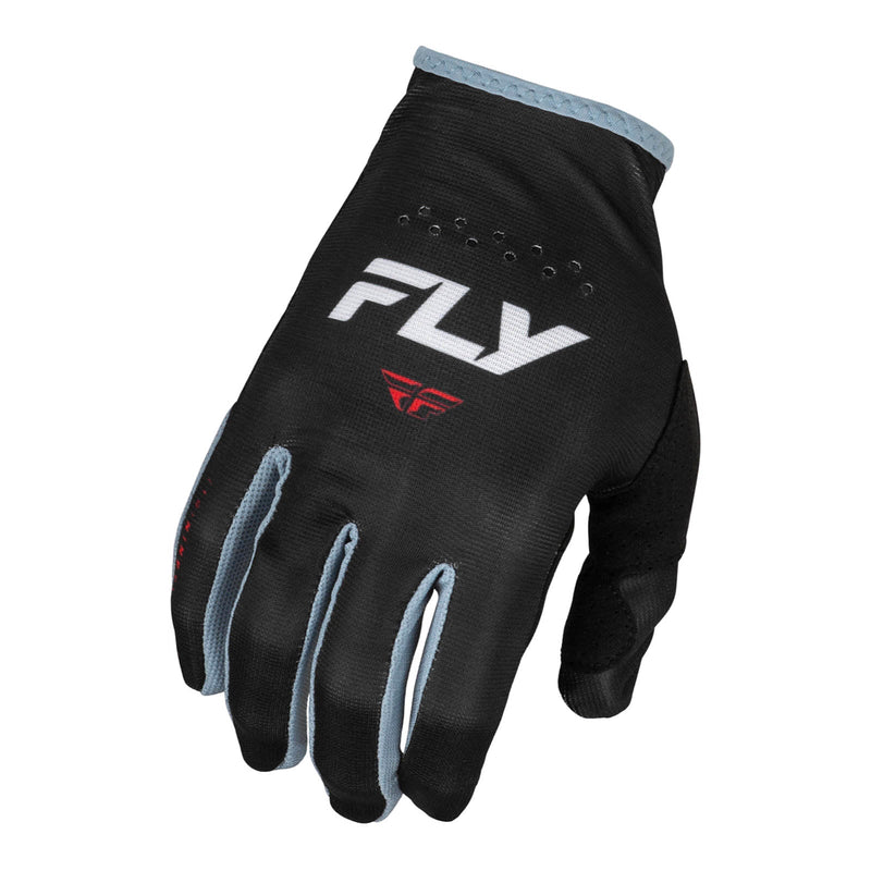 Fly Racing 2024 Lite Gloves - Black / White / Red Size Medium