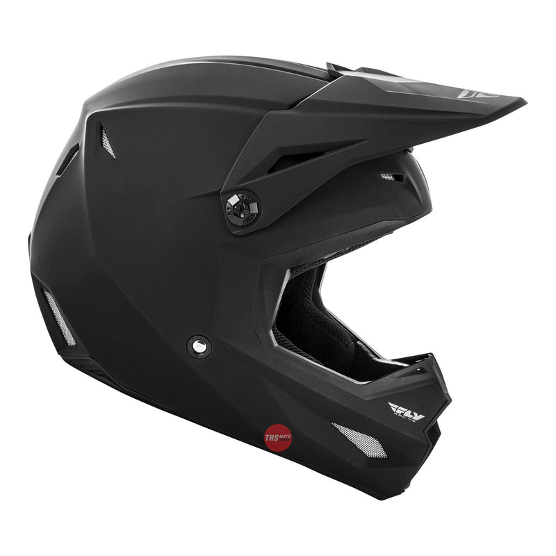 Fly Racing 2022 Kinetic Helmet Mat Black Size Youth Large 51 52cm