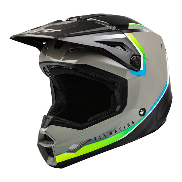 Fly Racing 2023 Kinetic Vision Helmet Grey Black 2X 63cm 64cm