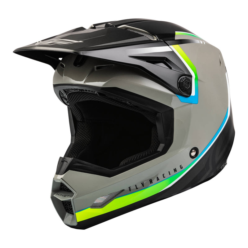 Fly Racing 2023 Kinetic Vision Helmet Grey Black XL 61cm 62cm