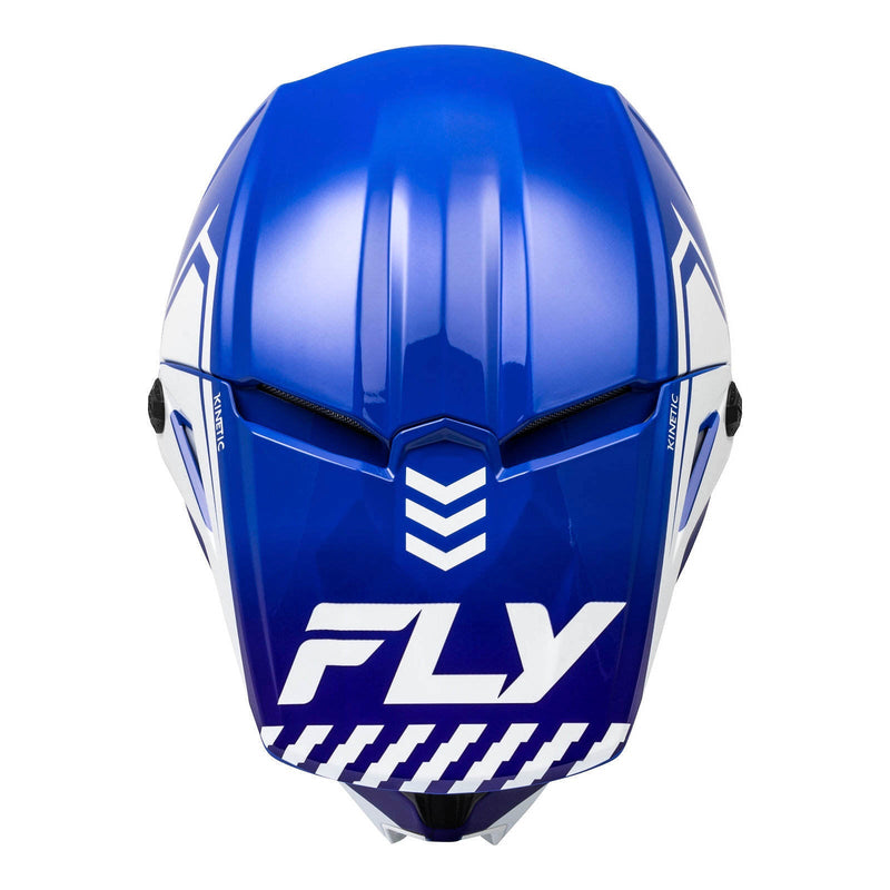 Fly Racing 2024 Kinetic Menace Helmet - Blue / White Size XL 62cm