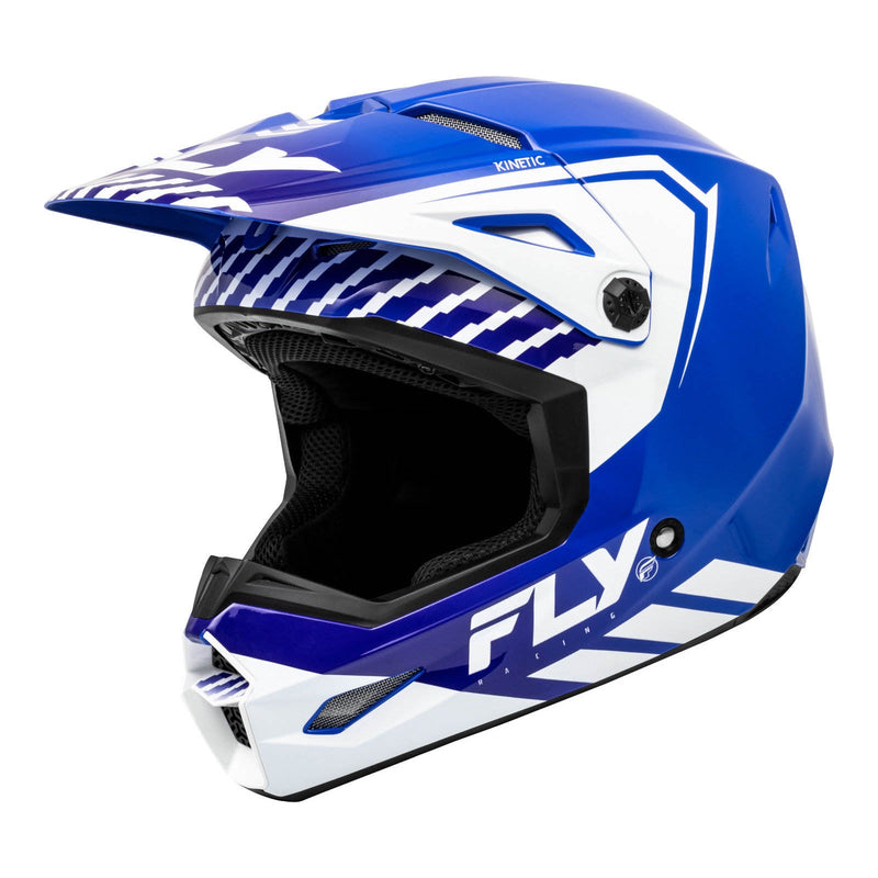 Fly Racing 2024 Kinetic Menace Helmet - Blue / White Size XL 62cm