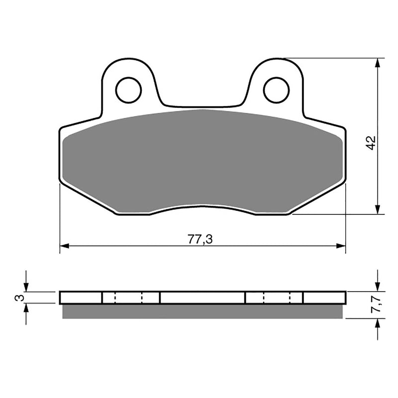 Goldfren Brake Pads Sintered Sports GF011 - S3 ( PH27 )