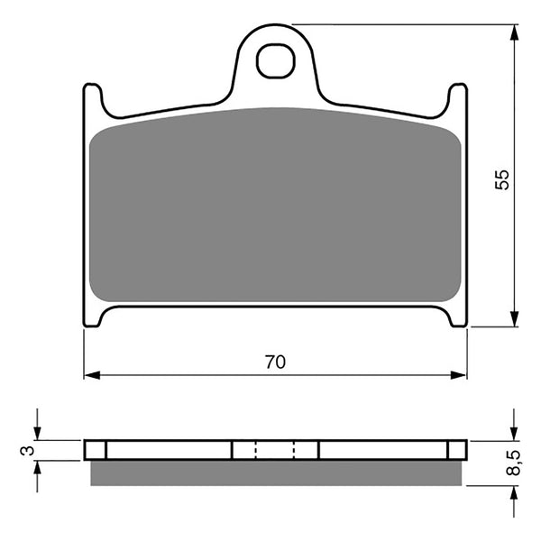 Goldfren Brake Pads Sintered Sports GF017 - S3 (PH189/PH50)