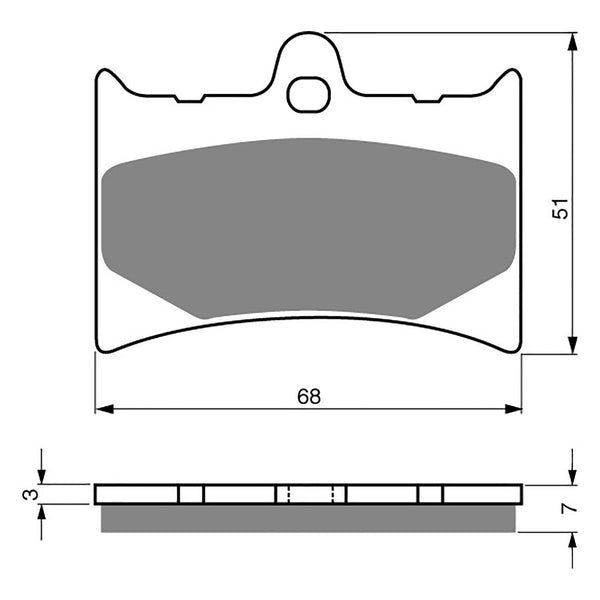 Goldfren Brake Pads Offroad Racing GF019 - K5 ( PR119 )