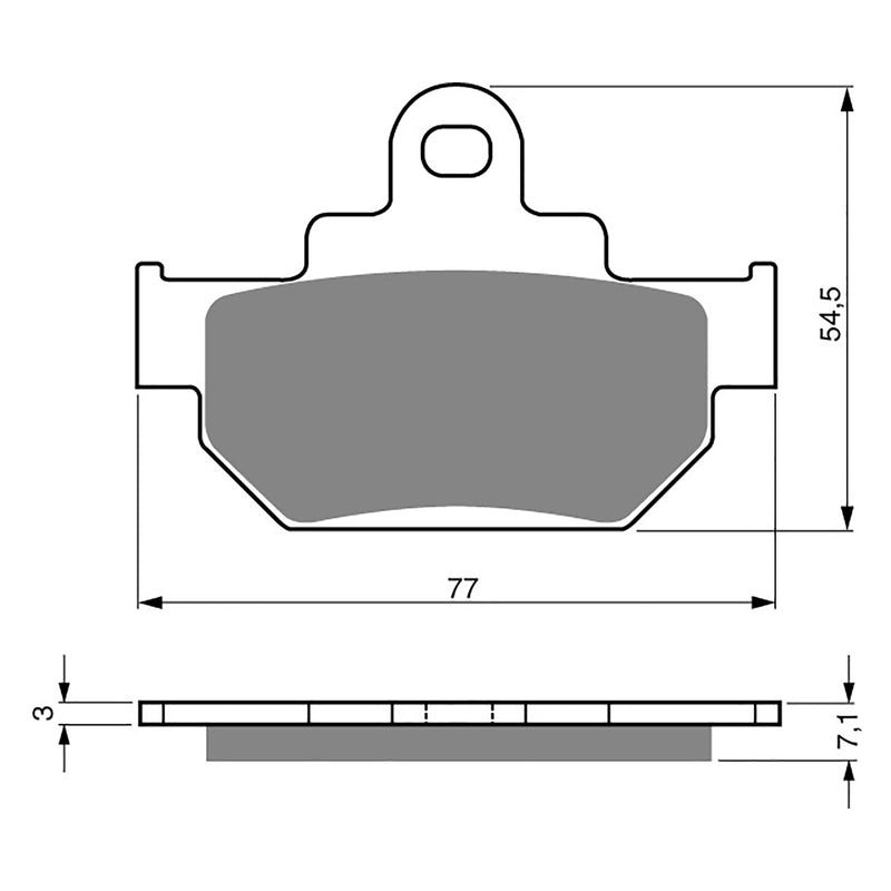 Goldfren Brake Pads Sintered Sports GF030 - S3 ( PH35)