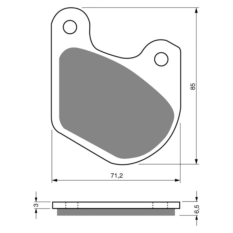 Goldfren Brake Pads Sintered Sports GF062 - S3 ( PH72 )