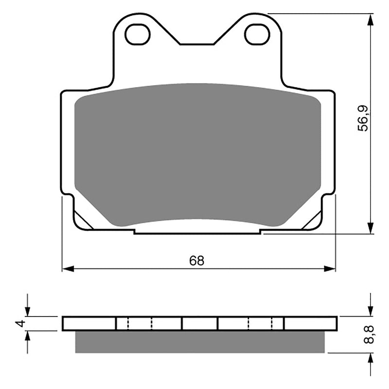 Goldfren Brake Pads Sintered Sports GF067 - S3 ( PH33 )