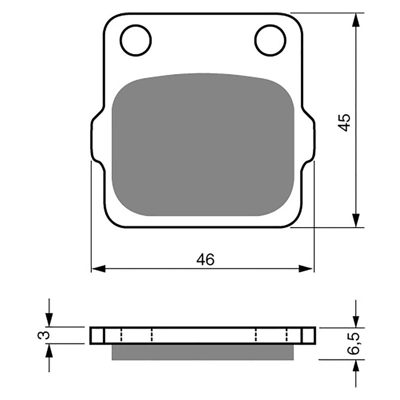 Goldfren Brake Pads Offroad Racing GF077 - K5 ( PR25 )