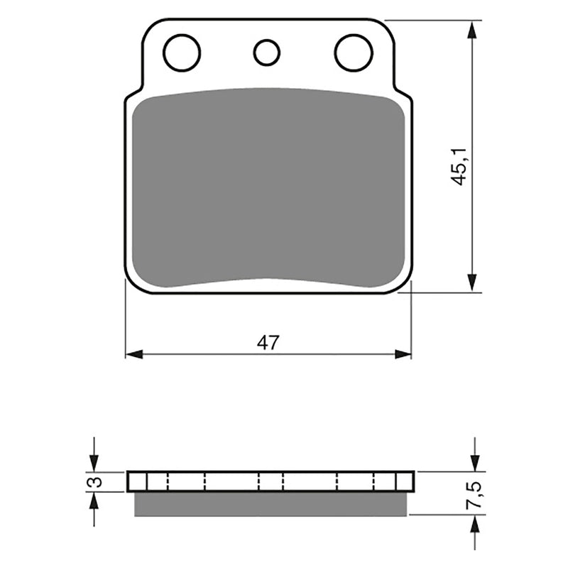 Goldfren Brake Pads Offroad Racing GF092 - K5 ( PR103 )