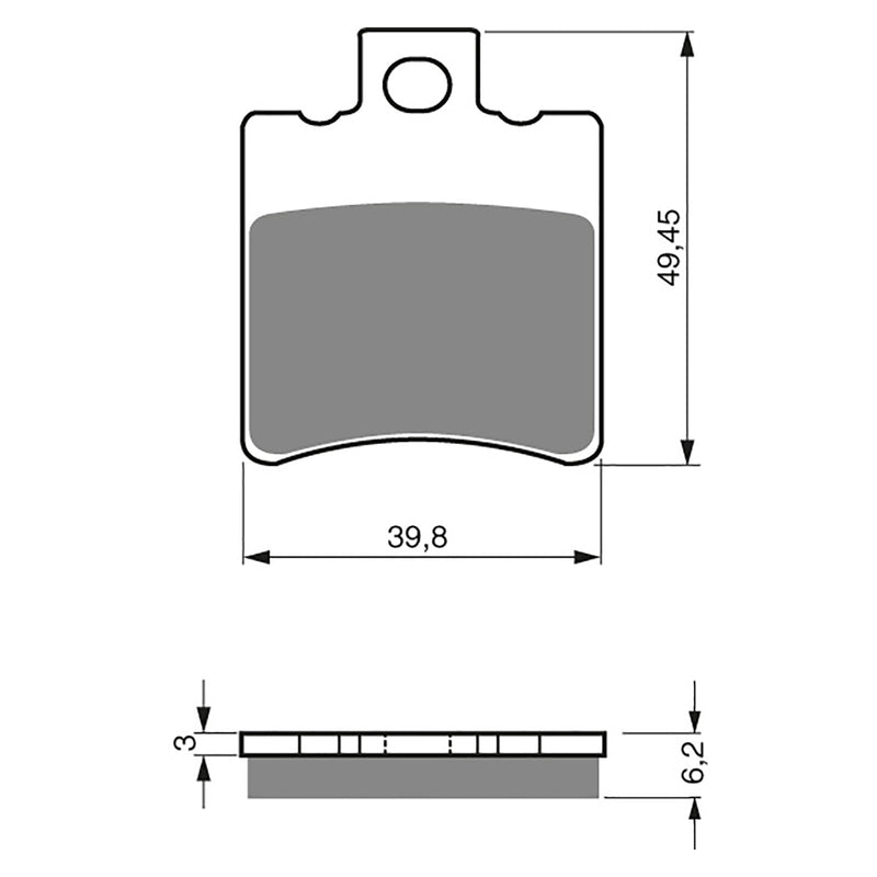 Goldfren Brake Pads Sintered Sports GF098 - S3 ( PH172 )